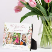 We houden van je Floral Moederdag Fotoplaat