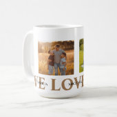 We houden van je foto koffiemok (Voorkant links)