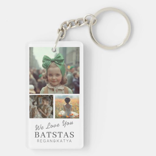 We houden van je foto sleutelhanger (achterkant)