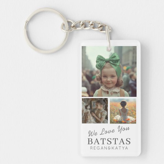 We houden van je foto sleutelhanger (Voorkant)