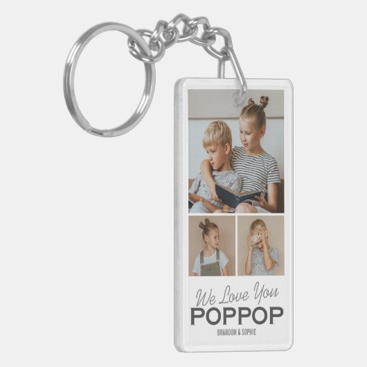 We houden van je foto-Sleutelhanger Sleutelhanger (Voorkant Links)