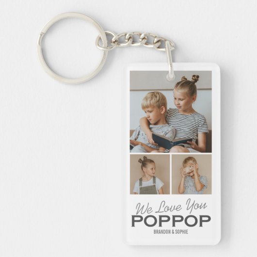 We houden van je foto-Sleutelhanger Sleutelhanger (Voorkant)