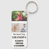 We houden van je fotocollage sleutelhanger (Achterkant)