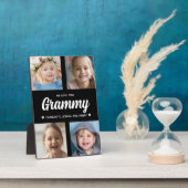 We houden van je Grammy Family Keepsake Fotocollag Fotoplaat (Zijkant)