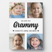 We houden van je Grammy Family Keepsake Fotocollag Fotoplaat (voorkant)