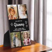 We houden van je Grammy Family Moderne Fotocollage Fotoplaat