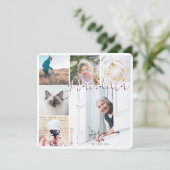 We houden van je Grandma Custom Photo Burgundy Kaa (Staand voorkant)