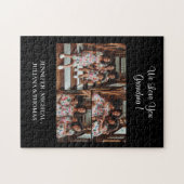 We houden van je Grandma Custom Photo Collage Scri Legpuzzel (Horizontaal)