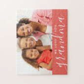 We houden van je Grandma Custom Photo Gift | Koraa Legpuzzel (Verticaal)