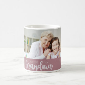 We houden van je Grandma Custom Photo Moederdag Ca Koffiemok