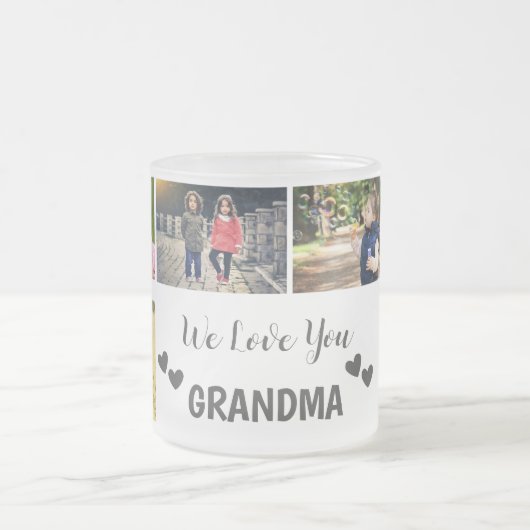 We houden van je Grandma Photo Collage Mok (Center)