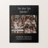 We houden van je Grandpa Custom Photo Collage Scri Legpuzzel (Verticaal)