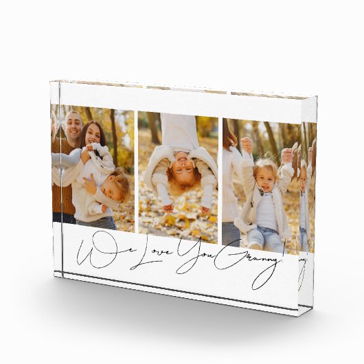 We houden van je Granny Modern Simple Collage 9 Fo Fotoblokken (Rechts)