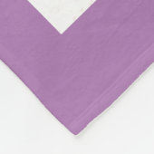 We houden van je grootmoeder Paars 4 Foto Kinderfa Fleece Deken (Hoek)