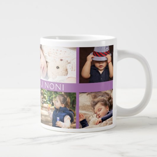 We houden van je grootmoeder persoonlijke fotocoll grote koffiekop (Rechts)