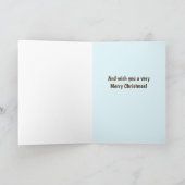 We houden van je grote kleinzoon kerstman kaart (Binnen)