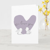 We houden van je kaart (Gele Bloem)