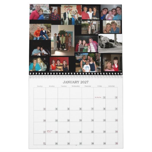 We houden van je kalender (Jan 2027)