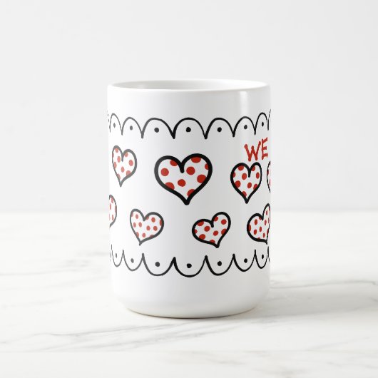 We houden van je! koffiemok (Center)