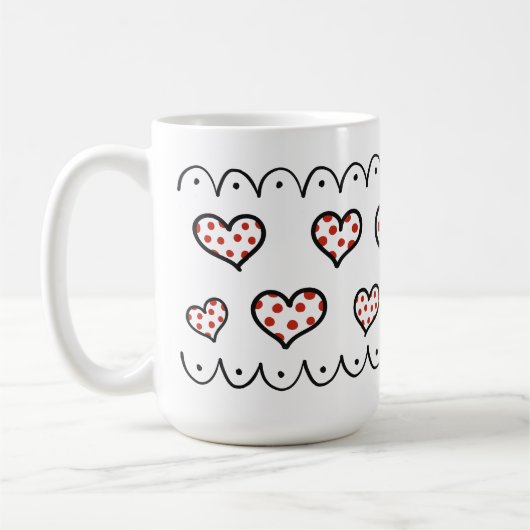 We houden van je! koffiemok (Links)