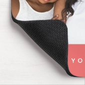 We houden van je, mam Fotokoraal Muismat (Hoek)