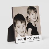 We houden van je mam fotoplaat (Voorkant)