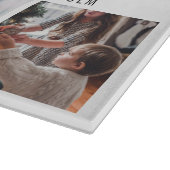 We houden van je mam Kinder namen fotocollage Snijplank (Hoek)