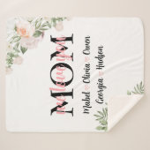 We houden van je mam Moederdag Sherpa Deken (Voorkant (horizontaal))