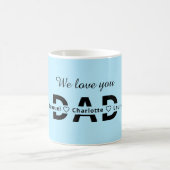 "We houden van je, mam / pap!" Klantspecifieke mok (Center)