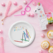 We houden van je mam papieren Borden Papieren Bordje (Feest)