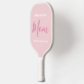 We houden van je mam roze minimalist pickleball paddle (Links)