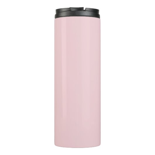 We houden van je mam roze minimalist thermosbeker (Achterkant)