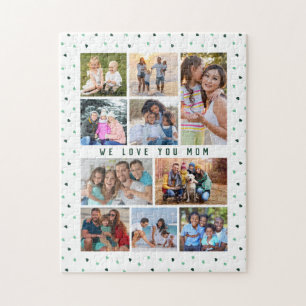 We houden van je mama 10 Foto Collage Modern Love  Legpuzzel