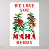 We houden van je MAMA bes Poster (Voorkant)