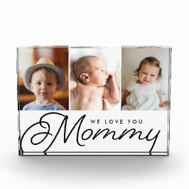 We houden van je mama drie Kinder foto's