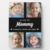 We houden van je Mama Familie Keepsake Fotocollage Fotoplaat (voorkant)