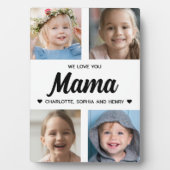 We houden van je Mama Family Keepsake Fotocollage Fotoplaat (voorkant)