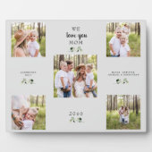 We houden van je mama Foliage 5 Foto Collage Fotoplaat (Voorkant)