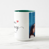 We houden van je Mama Foto Eenvoudige Moederdag Mok (Midden)