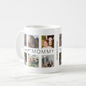 We houden van je mama | Gepersonaliseerd fotocolla Koffiemok (Voorkant links)