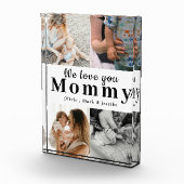 We houden van je Mama Gepersonaliseerde Fotocollag Fotoblokken (Rechts)