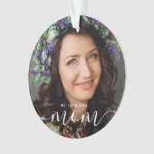 We houden van je mama Modern Classic foto Ornament (voorkant)