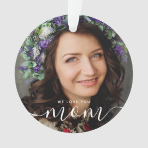 We houden van je mama Modern Classic foto Ornament