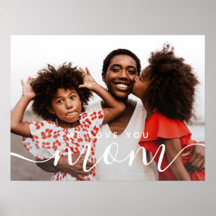 We houden van je mama Modern Classic foto Poster