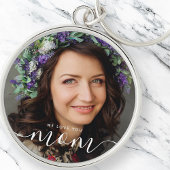 We houden van je mama Modern Classic foto Sleutelhanger