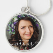 We houden van je mama Modern Classic foto Sleutelhanger (Voorkant)