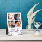 We houden van je mammie Floral foto Fotoplaat (Zijkant)