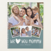 We houden van je mammie fotocollage planner (Voorkant)