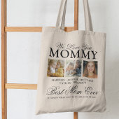 We houden van je mammie fotocollage tote bag