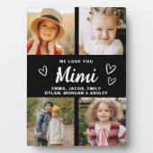 We houden van je Mimi Family Moderne Fotocollage Fotoplaat (voorkant)